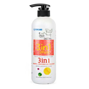 포켄스 3in1 강아지 샴푸앤린스 550ml 목욕용품