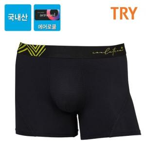 TRY 남성 에어로쿨 액티브 남자 절개 드로즈팬티 속옷