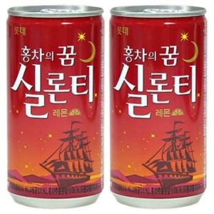 음료수 30캔x2박스 60캔 캔음료 x 실론티 175ml 롯데 홍차