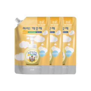 아이깨끗해 손세정제 순 리필 600ml 3개