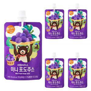 서울우유 아침에주스 미니 포도주스 100ml 30팩