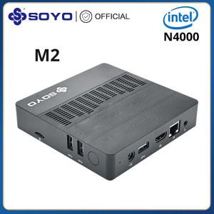 미니PC 6G N4000 BT4 2 WiFi VGA SOYO USB3 0 M RAM Win11Pro 컴퓨터 휴대용 CPU 인텔 ROM PC M2 64G 미니 데스크탑 지지대