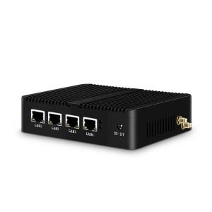 미니PC 와이파이 4 팬리스 방화벽 LAN 서버 미니 PC PFsense 셀러론 윈도우 라우터 J1900 코어 쿼드 컴퓨터 Tolibek J4125 산업용