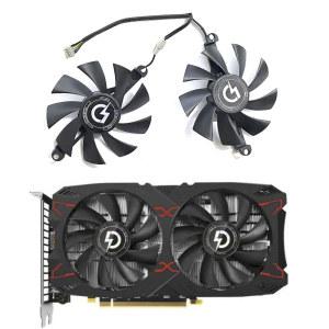 노트북쿨러 GPU 선풍기 교체 RX 580 에 카드 그래픽 5500XT 4 85mm 레이 핀 RX550 팬 8G 적합한 2048SP