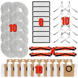 [호환] 샤오미 드리미 L20 Ultra S20 Pro 걸레 먼지봉투 필터 교체 리필 분리형 메인브러쉬 부품