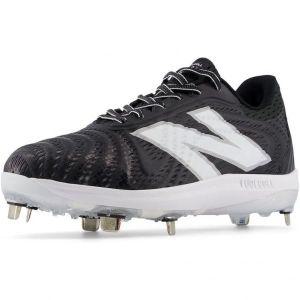 뉴발란스 New Balance 남성용 FuelCell 4040 V7 메탈 야구화, 블랙/옵틱 화이트, 10 117825