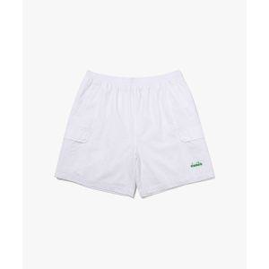 Diadora 시어서커 하프팬츠 WHITE