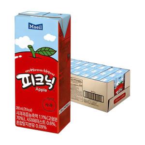 피크닉 사과 200ml X 24팩