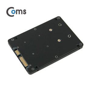 Coms SATA 컨버터(Msata to SATA) 케이스형 Black (WFFRSWR)