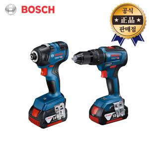 BOSCH 브러쉬리스충전콤보세트 GDR18V-200&GSB18V-55 2배터리 5.0Ah 보쉬 임팩드라이버 충전드릴