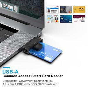 컴팩트 플래시 카드 어댑터 노트북 멀티 리더기, USB 2.0 스마트 은행 SIM ID CAC