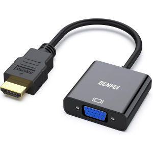 BENFEI HDMI to VGA 어댑터 수컷 대 암컷 컴주석 데스크탑