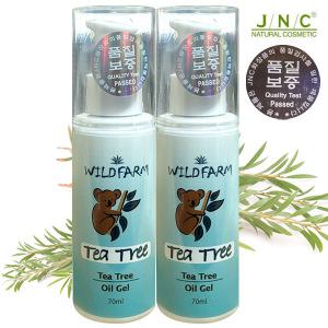 JNC 와일드팜 티트리 오일 겔 70ml 2개/민감성 트러블 예민피부