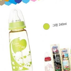 (제스트)쮸쮸베이비 엘레강스 젖병 Green 240ml 출산용품