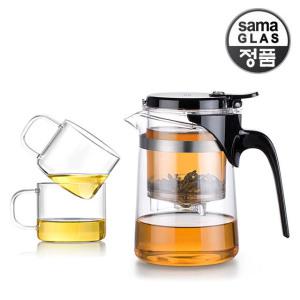 사마도요 내열유리 티포트세트 SAG-08 500ml+찻잔2P