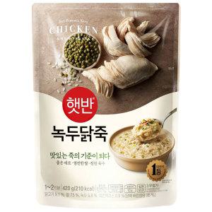 햇반 소프트밀 녹두닭죽 420g x 1개