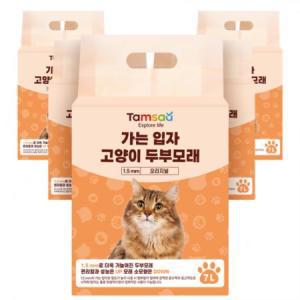 탐사 가는 입자 고양이 두부모래 1.5mm, 7L, 오리지널, 5팩 one option