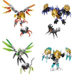 Bionicle 시리즈 골든 마스크 전사 빌딩 블록, 히어로 팩토리 핏 로봇 벽돌 장난감, 남아용 선물