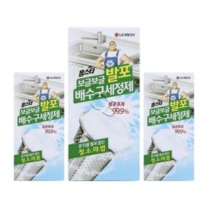 홈스타 보글보글 발포 배수구 세정제 40g x 3포 3개