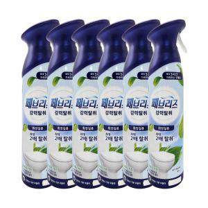 페브리즈 에어 화장실용 프레시가든 공기탈취제 165g 6개