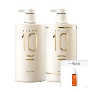 미쟝센 살롱10 샴푸, 손상용, 990ml, 1개 +에센스팩 손상용, 990ml, 1개 + 증정(퍼펙트 세럼 오리지널, 2ml, 1개)