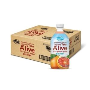 덴마크 테이크 얼라이브 쿨 500ml x 24 - 블러드오렌지 코스트코