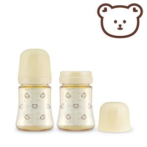 그로미미 PPSU 돗꼼 젖병 트윈팩 200ml (젖꼭지 미포함)