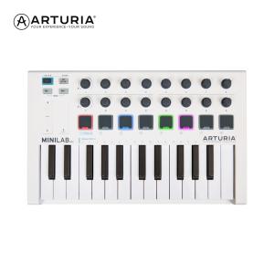 Arturia MiniLab MK2 미니랩2 MK2 아투리아 포터블 미니 키보드 미디컨트롤러 화이트