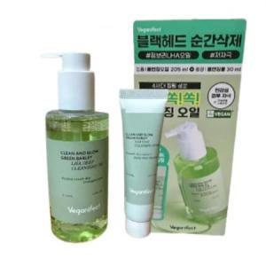 비건이펙트 청보리 LHA 딥 클렌징 오일 205ml+폼 30ml