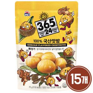 사조 국산 맛밤 70g x 15개 / 간식 안주