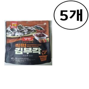 동원 양반 찍먹 김부각(바비큐소스) 60g X 5개