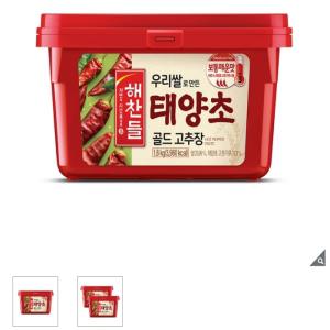 CI[식품(소스/양념)]해찬들 우리쌀로 만든 태양초 골드고추장 1.8kg x 2