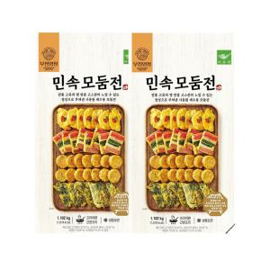 사옹원 모둠전 1102g x 2 한팩으로 간편하게