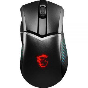 MSI Clutch GM51 경량 무선 게이밍 마우스 및 충전 도크 26K DPI 광학 센서 2.4G 블루투스 60M Omron 스위