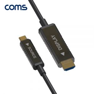 [CL155]  Coms USB 3.1 Type C to HDMI 2.0 AOC 리피터 케이블 30M / 4K@60Hz