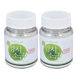 우이당 천연 송염 양치소금 금강송 70g 2개 100% 국내산 천일염