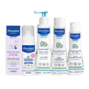 Mustela 무스텔라 신생아 스킨바디 기프트 5종 세트