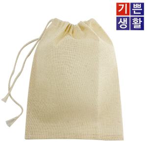 국산 삼베주머니(중) 20x27 면보 거름망 육수망