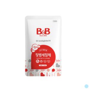 비앤비 유아 젖병세정제 거품타입 리필형 400ml X8개