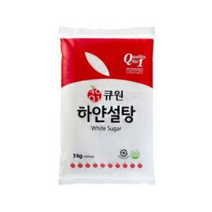 삼양사 큐원 하얀설탕 3kg [6개]