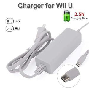 Wii U 게임패드 컨트롤러용 충전기, 미국, EU 플러그 100-240V 어댑터, 닌텐도호환 원격 조이스틱과 호환