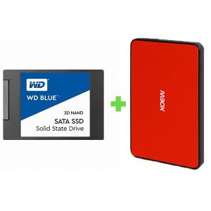 BLUESSD-C-500GB 사진 동영상 음악 문서 파일저장소 SATA SSD 외장하드