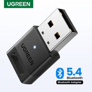 컴퓨터동글이 UGREEN USB 블루투스 어댑터 동글 54 PC 리시버 키보드 마우스용 송신기