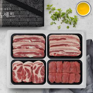 한돈선물세트 2kg(삼겹살2팩 +목살 1팩+뒷다리살 1팩)