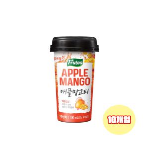 푸르밀 푸르티 애플망고티 컵 190ml 10개입/컵음료/무료배송