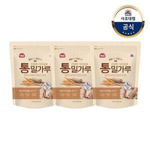 [사조대림] 통밀가루 1kg x3개