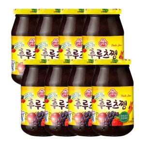 후루츠쨈 850G 8개과일쨈 쨈 토스트쨈 식빵쨈 샌드위치쨈 맛있는쨈 간식 잼 과일 르츠 르츠쨈