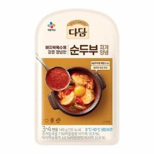 CJ 다담 바지락 순두부찌개양념 140g