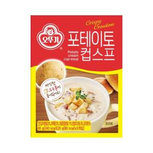 포테이토 컵스프 60G 16개 간식용 즉석조리 간편조리 식사대용 즉석식품 맛있는 크림 감자 즉석요리 간편요