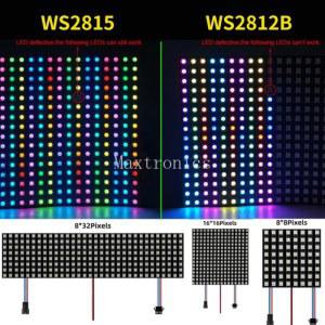 디지털 플렉시블 LED 픽셀 60 WS2812B 어드레서블 SK6812 64 96 스트립